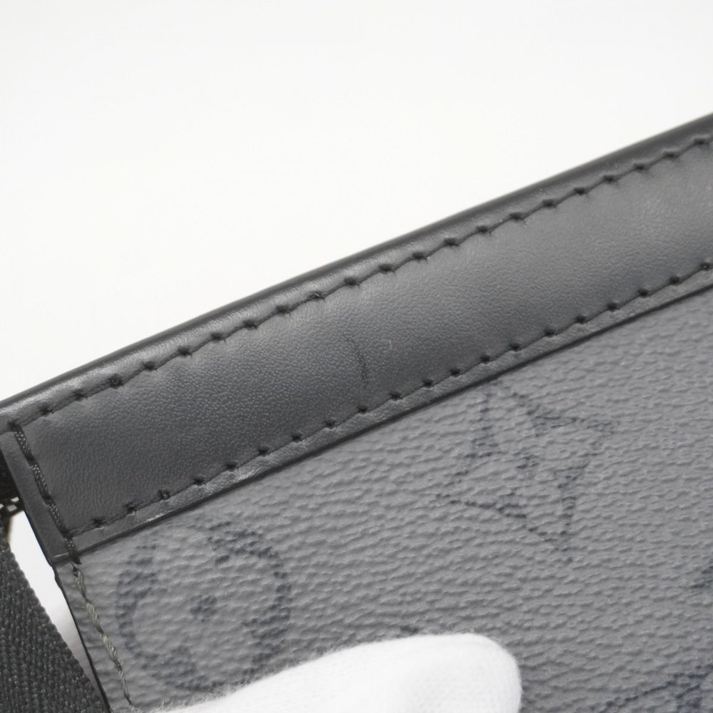 Louis Vuitton Clutch Bag Monogram Eclipse Reverse Pochette Voyage M69535 Grey... - Picture 11 of 14